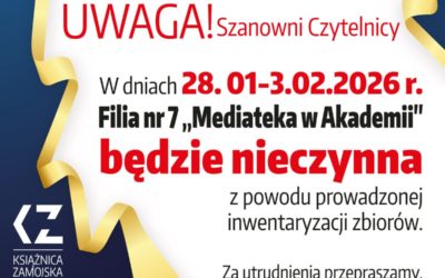 WAŻNE! Informacja dla Czytelników!