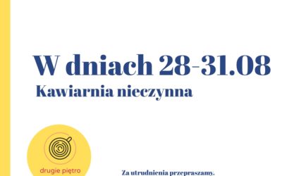 Komunikat dla Gości Kawiarni