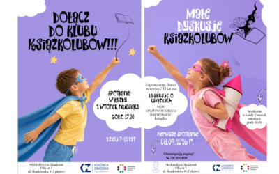 Nowy klub czytelniczy dla dzieci – „Małe Dyskusje Książkolubów”